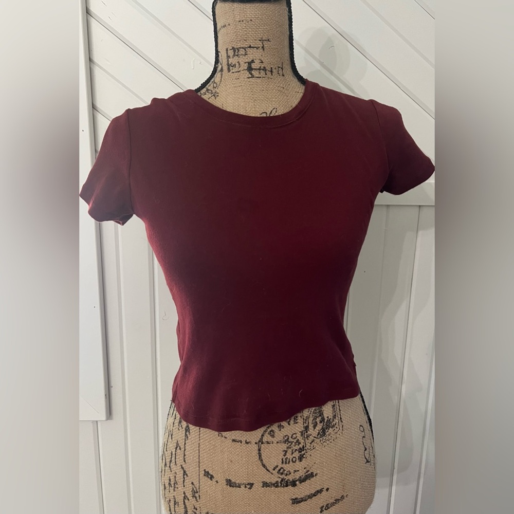 Brandy Melville Burgundy Top